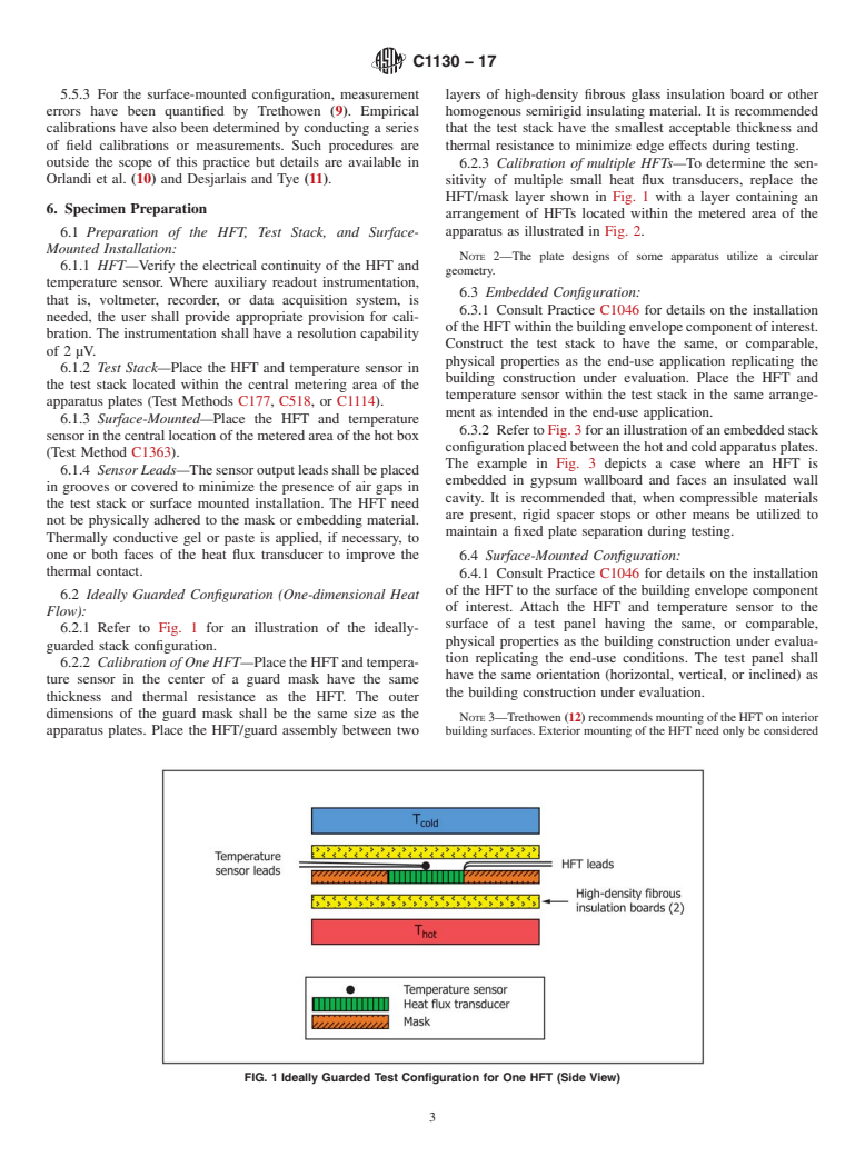 ASTM C1130-17 - Standard Practice for Calibration of Thin Heat Flux Transducers