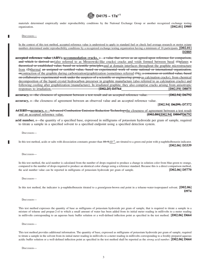 REDLINE ASTM D4175-17ae1 - Standard Terminology Relating to Petroleum Products, Liquid Fuels, and Lubricants