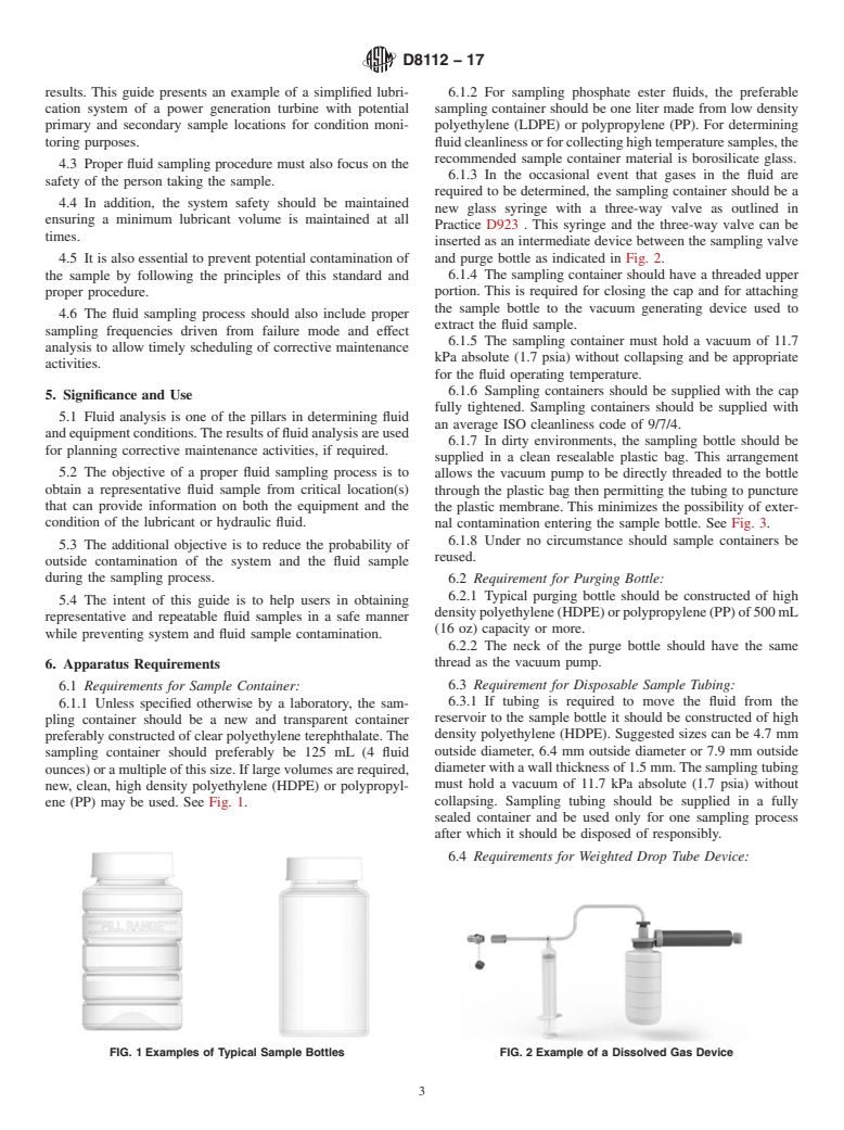 ASTM D8112-17 - Standard Guide for Obtaining In-Service Samples of Turbine Operation Related Lubricating  Fluid