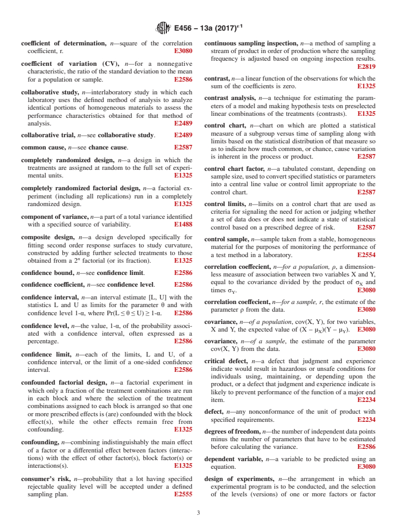 ASTM E456-13A(2017)e1 - Standard Terminology Relating to Quality and Statistics