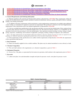 ASTM A285/A285M-17 REDLINE ASTM A285/A285M-17 - Standard Specification for Pressure Vessel Plates, Carbon Steel, Low- and Intermediate-Tensile Strength - Page 2 preview