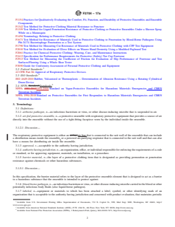 ASTM F2704-17a REDLINE ASTM F2704-17a - Standard Specification for Air-Fed Protective Ensembles - Page 2 preview