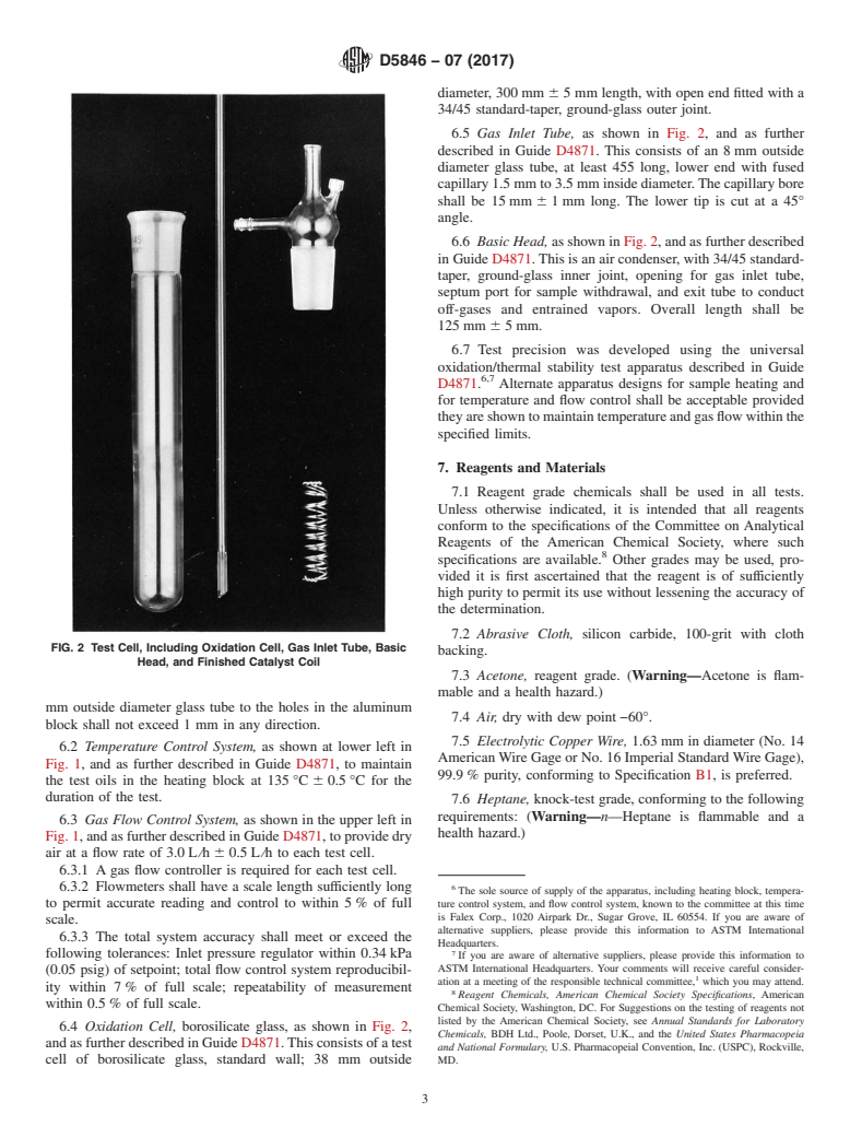 ASTM D5846-07(2017) - Standard Test Method for Universal Oxidation Test for Hydraulic and Turbine Oils Using  the Universal Oxidation Test Apparatus