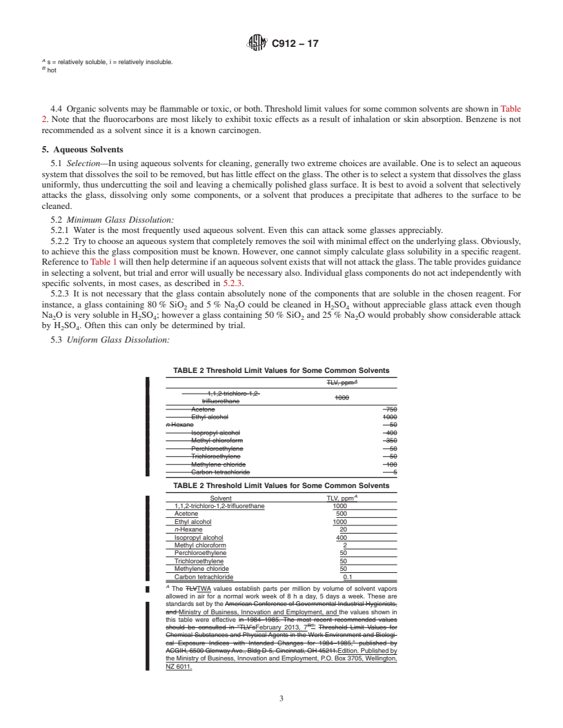 REDLINE ASTM C912-17 - Standard Practice for  Designing a Process for Cleaning Technical Glasses