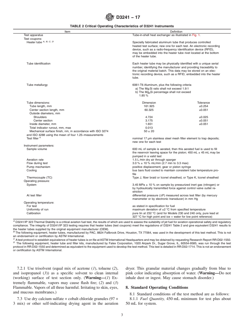 ASTM D3241-17 - Standard Test Method for Thermal Oxidation Stability of Aviation Turbine Fuels