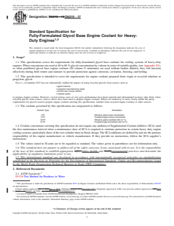 ASTM D6210-17 REDLINE ASTM D6210-17 - Standard Specification for Fully-Formulated Glycol Base Engine Coolant for Heavy-Duty Engines<rangeref></rangeref > - Page 1 preview