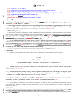 ASTM D6210-17 REDLINE ASTM D6210-17 - Standard Specification for Fully-Formulated Glycol Base Engine Coolant for Heavy-Duty Engines<rangeref></rangeref > - Page 2 preview
