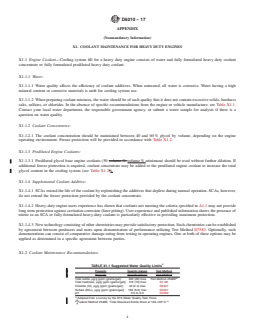 ASTM D6210-17 REDLINE ASTM D6210-17 - Standard Specification for Fully-Formulated Glycol Base Engine Coolant for Heavy-Duty Engines<rangeref></rangeref > - Page 4 preview