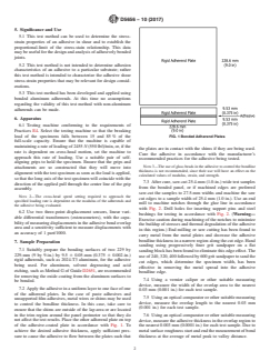 ASTM D5656-10(2017) ASTM D5656-10(2017) - Standard Test Method for Thick-Adherend Metal Lap-Shear Joints for Determination of the Stress-Strain Behavior of Adhesives in Shear by Tension Loading - Page 2 preview