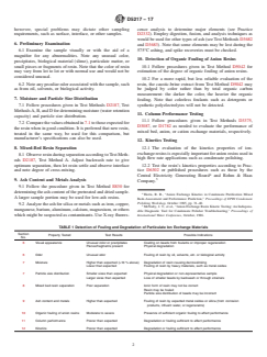 ASTM D5217-17 ASTM D5217-17 - Standard Guide for Detection of Fouling and Degradation of Particulate Ion Exchange Materials - Page 2 preview