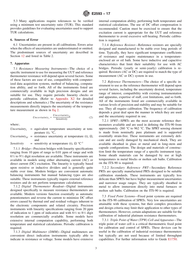 ASTM E2593-17 - Standard Guide for  Accuracy Verification of Industrial Platinum Resistance Thermometers