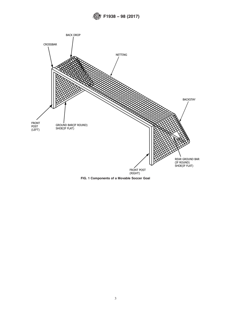 ASTM F1938-98(2017) - Standard Guide for  Safer Use of Movable Soccer Goals