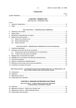 IEC 60107-4:1988+AMD1:1999 CSV IEC 60107-4:1988+AMD1:1999 CSV - Recommended methods of measurement on receivers for television broadcast transmissions - Part 4: Electrical measurements on multichannel sound television receivers using the two-carrier FM-system - Page 4 preview