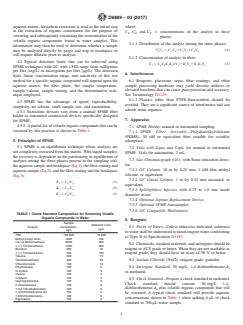 ASTM D6889-03(2017) ASTM D6889-03(2017) - Standard Practice for Fast Screening for Volatile Organic Compounds in Water Using Solid Phase Microextraction (SPME) - Page 2 preview
