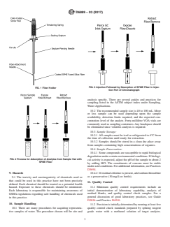 ASTM D6889-03(2017) ASTM D6889-03(2017) - Standard Practice for Fast Screening for Volatile Organic Compounds in Water Using Solid Phase Microextraction (SPME) - Page 3 preview