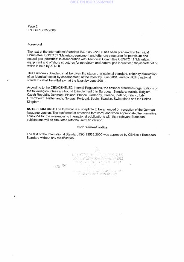 EN ISO 13535:2000 EN ISO 13535:2001 - Page 4 preview