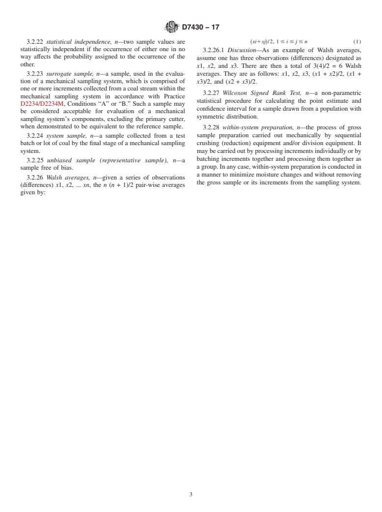 ASTM D7430-17 - Standard Practice for Mechanical Sampling of Coal