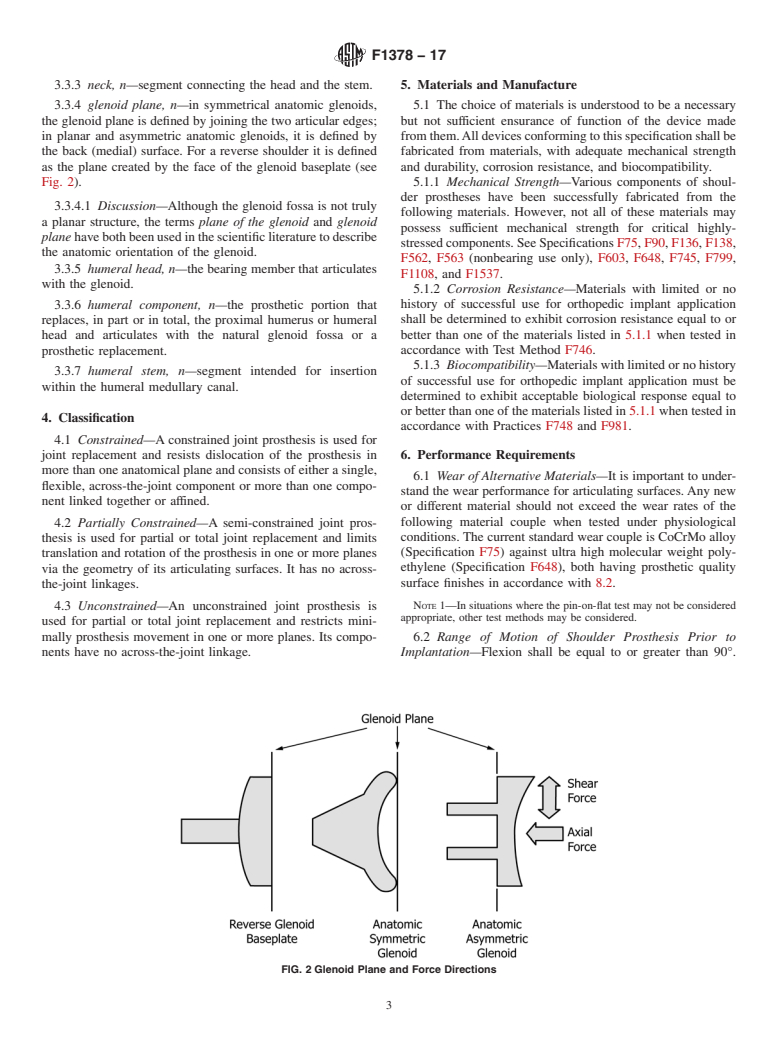 ASTM F1378-17 - Standard Specification for  Shoulder Prostheses