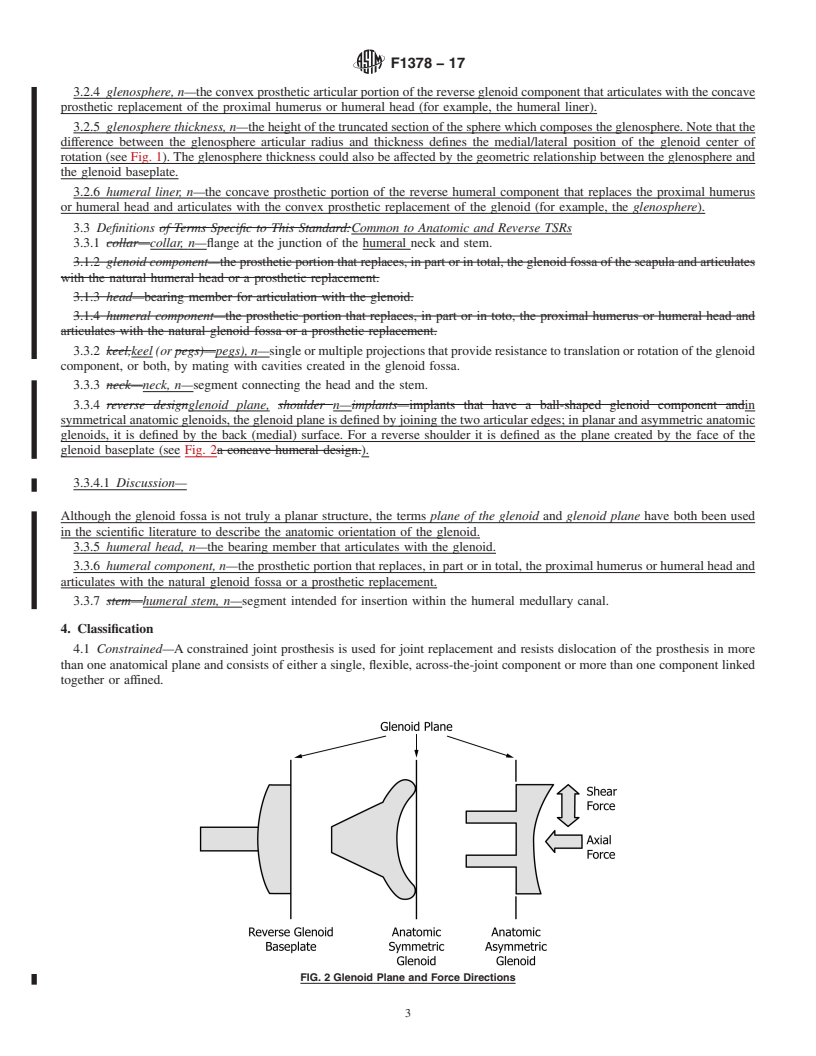 REDLINE ASTM F1378-17 - Standard Specification for  Shoulder Prostheses