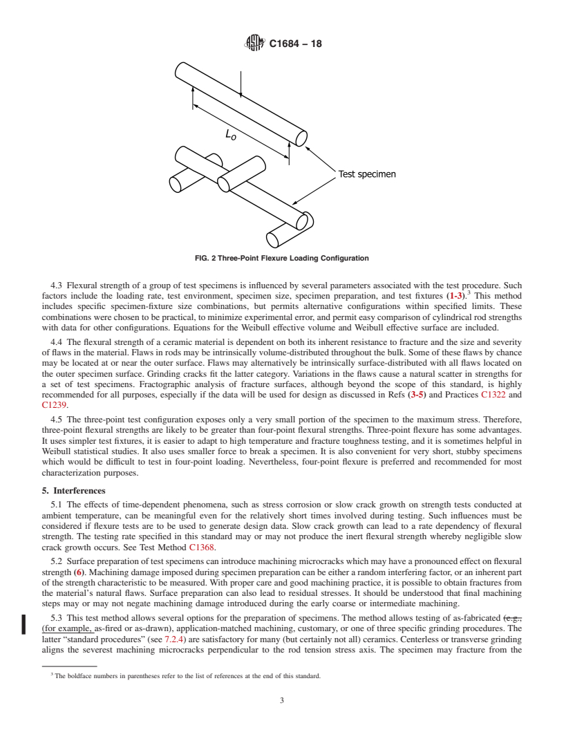 REDLINE ASTM C1684-18 - Standard Test Method for  Flexural Strength of Advanced Ceramics at Ambient Temperature&#x2014;Cylindrical  Rod Strength