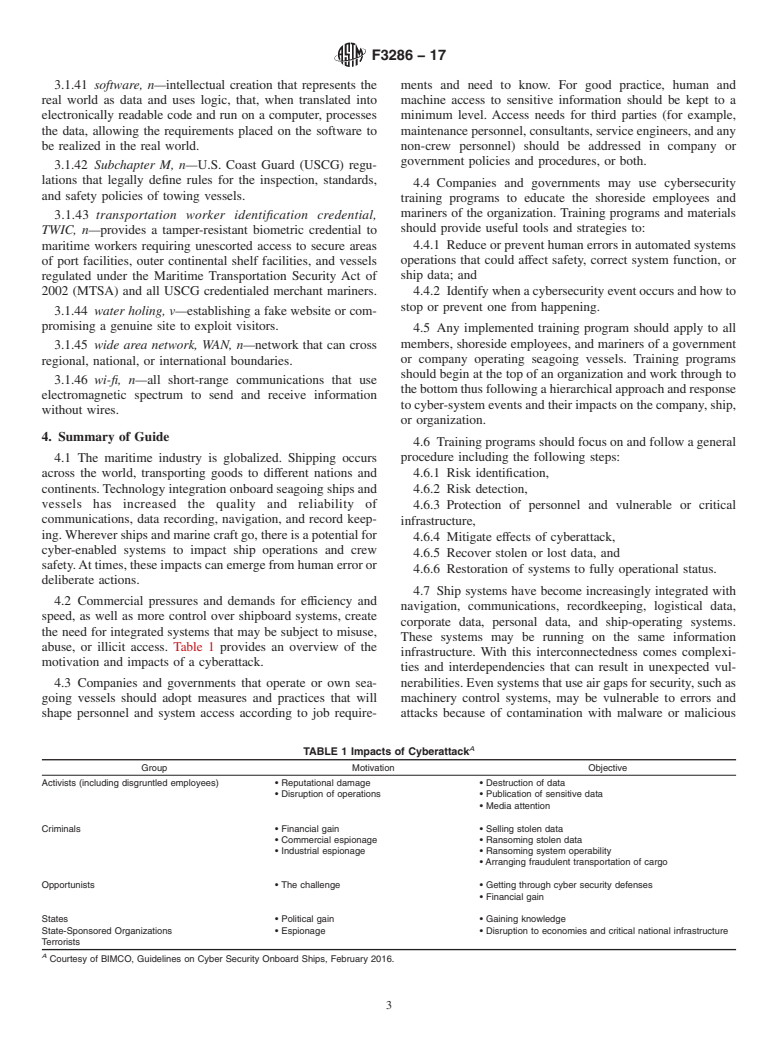 ASTM F3286-17 - Standard Guide for Cybersecurity and Cyberattack Mitigation