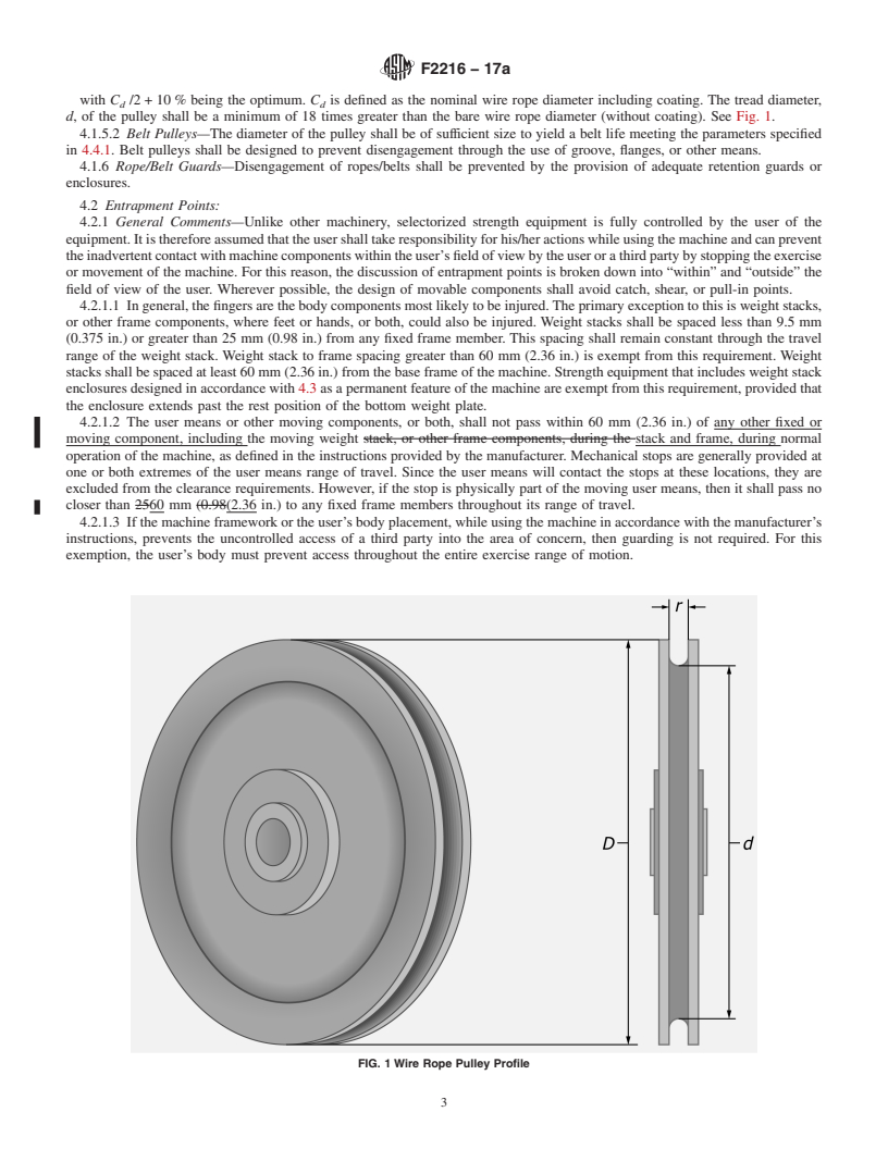 REDLINE ASTM F2216-17a - Standard Specification for Selectorized Strength Equipment