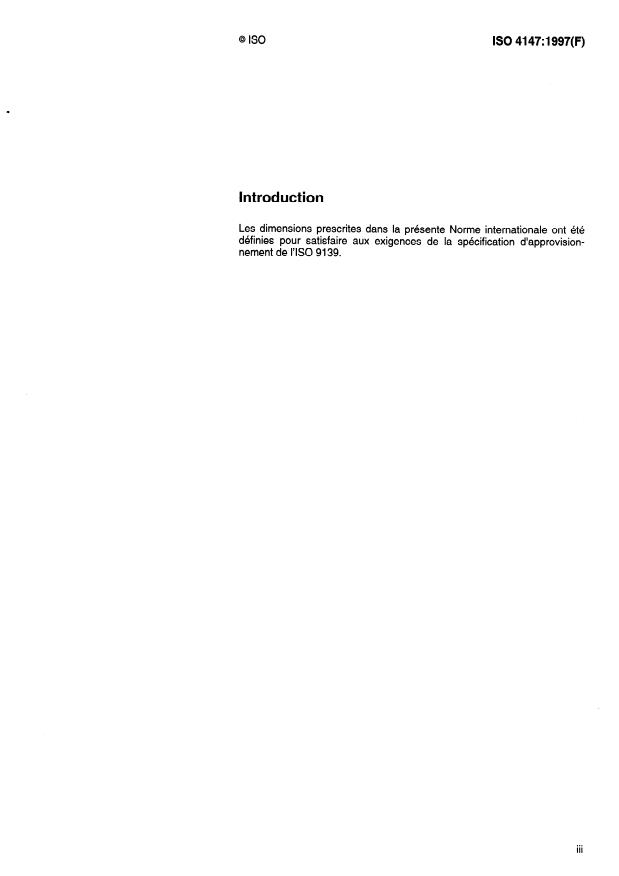 ISO 4147:1997 ISO 4147:1997 - Aéronautique et espace -- Écrous hexagonaux a créneaux, hauteur normale, surplats normaux, a filetage MJ, classifications: 600 MPa (a température ambiante)/120 degrés C, 600 MPa (a température ambiante)/235 degrés C, 900 MPa (a température ambiante)/425 degrés C, 1 100 MPa (a température ambiante)/235 degrés C, 1 100 MPa (a température ambiante)/315 degrés C, 1 100 MPa (a température ambiante)/650 degrés C, 1 210 MPa (a température ambiante)/730 degrés C, 1 250 MPa (a température ambiante)/235 degrés C et 1 550 MPa (a température ambiante)/600 degrees C -- Dimensions - Page 3 preview