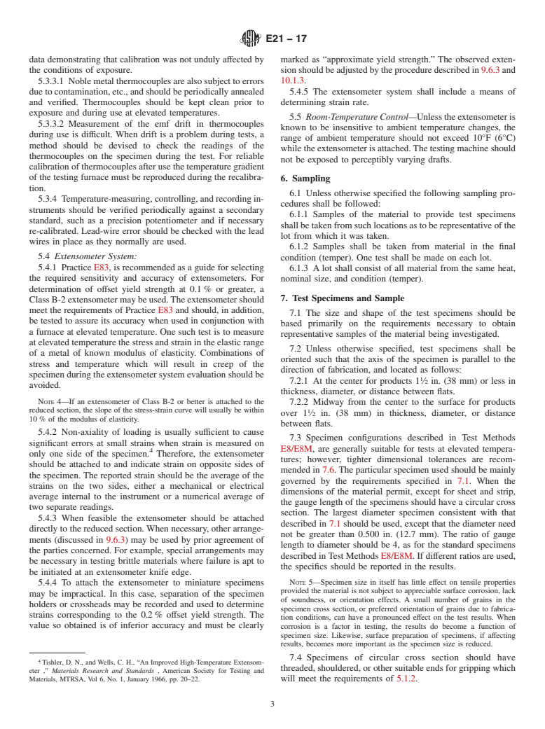 ASTM E21-17 - Standard Test Methods for  Elevated Temperature Tension Tests of Metallic Materials