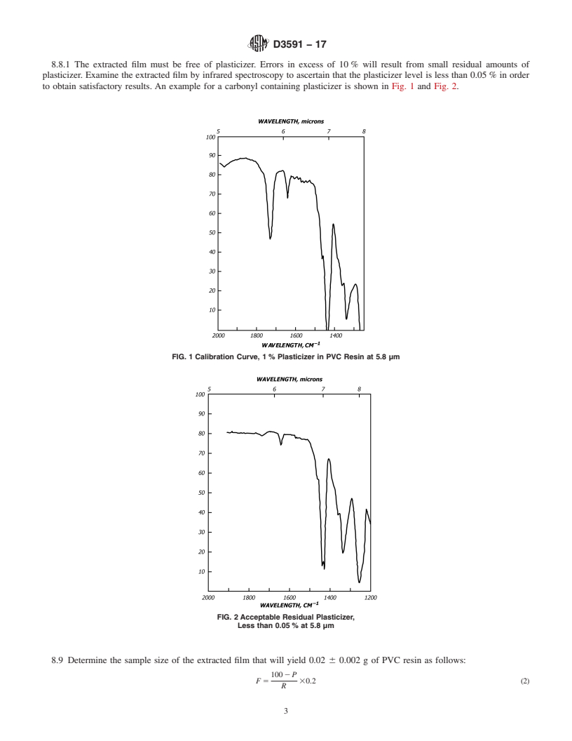 REDLINE ASTM D3591-17 - Standard Test Method for  Determining Logarithmic Viscosity Number of Poly(Vinyl Chloride)  (PVC) in Formulated Compounds