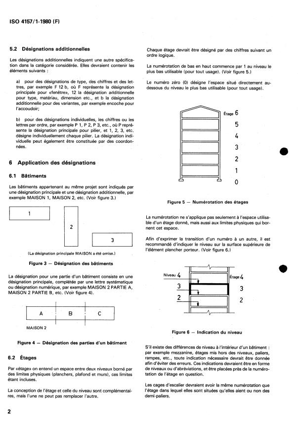 ISO 4157-1:1980 ISO 4157-1:1980 - Dessins de bâtiment - Page 4 preview