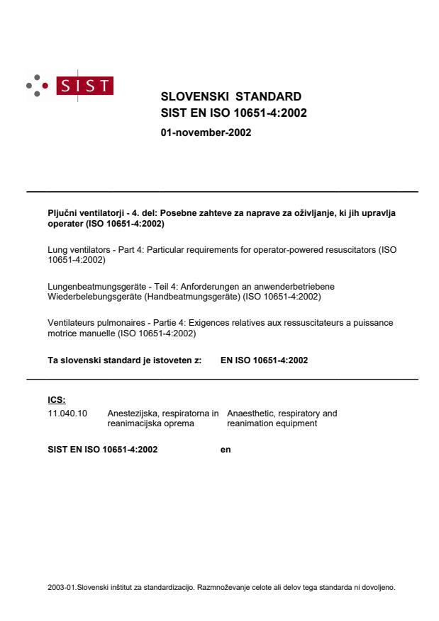 EN ISO 10651-4:2002