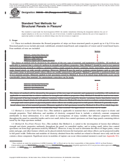 REDLINE ASTM D3043-17 - Standard Test Methods for Structural Panels in Flexure