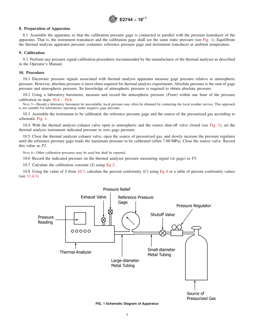 REDLINE ASTM E2744-16e1 - Standard Test Method for  Pressure Calibration of Thermal Analyzers