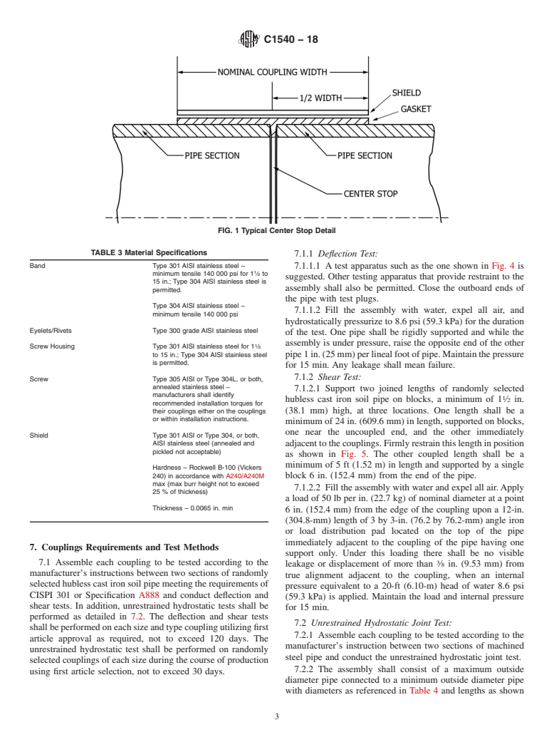 ASTM C1540-18 - Standard Specification for  Heavy-Duty Shielded Couplings Joining Hubless Cast Iron Soil   Pipe and Fittings