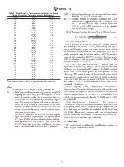 ASTM C1430-18 ASTM C1430-18 - Standard Test Method for Determination of Uranium, Oxygen to Uranium (O/U), and Oxygen to Metal (O/M) in Sintered Uranium Dioxide and Gadolinia-Uranium Dioxide Pellets by Atmospheric Equilibration - Page 4 preview