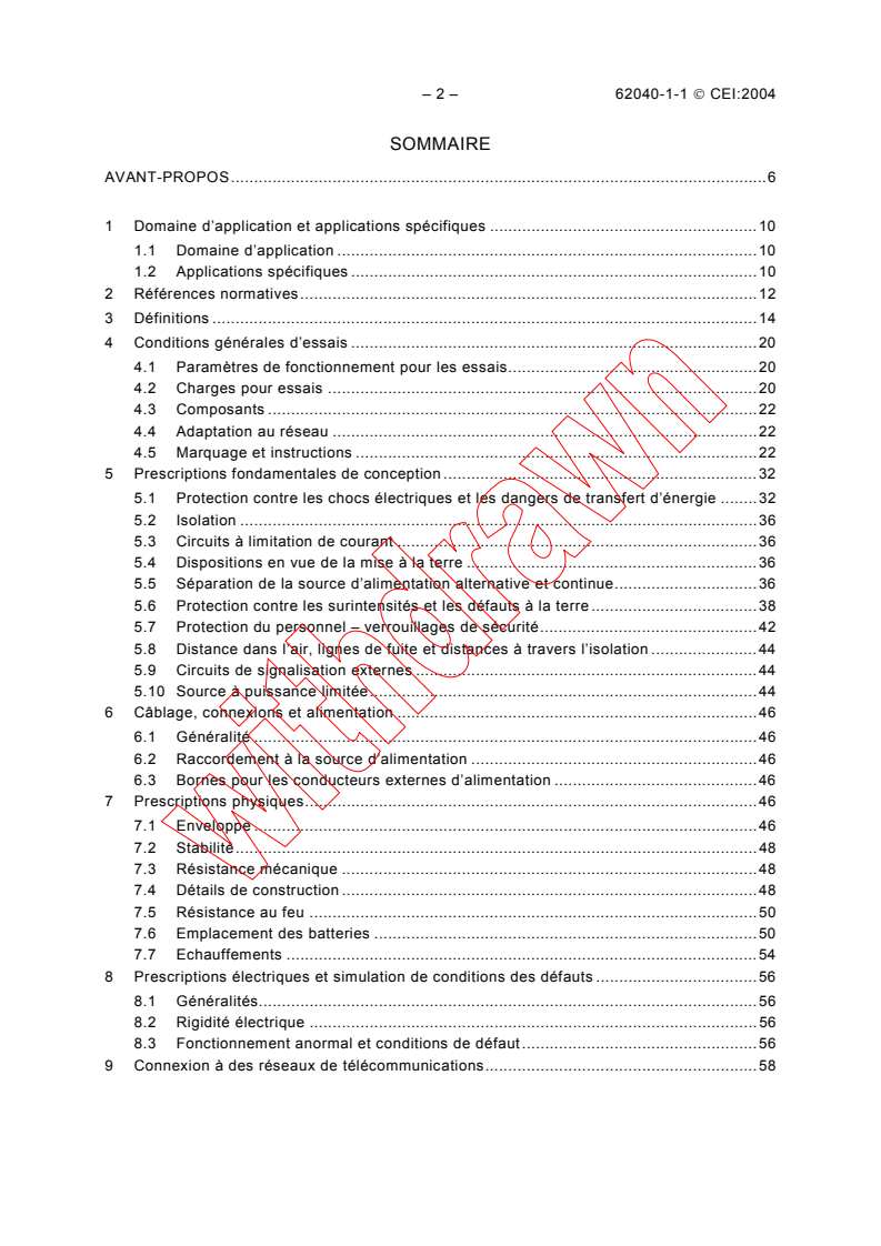 IEC 62040-1-1:2002 IEC 62040-1-1:2002 - Uninterruptible power systems (UPS) - Part 1-1: General and safety requirements for UPS used in operator access areas
Released:8/30/2002 - Page 4 preview