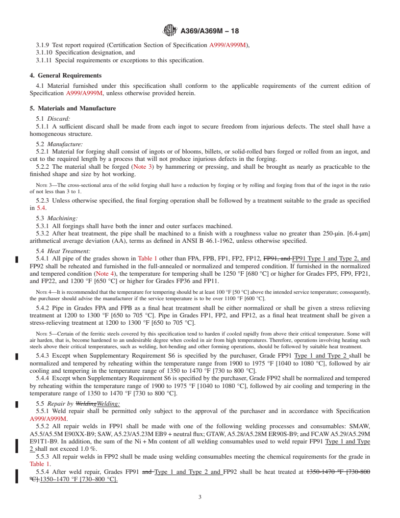 ASTM A369/A369M-18 - Standard Specification for Carbon and Ferritic ...