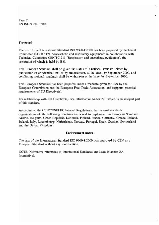 EN ISO 9360-1:2000 EN ISO 9360-1:2000 - Page 4 preview