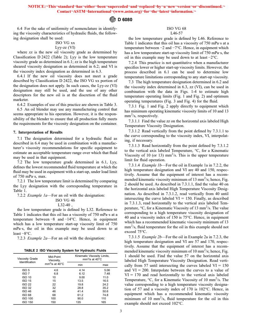 ASTM D6080-97 - Standard Practice for Defining the Viscosity Characteristics of Hydraulic Fluids