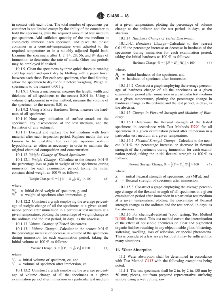 ASTM C1486-18 - Standard Practice for Testing Chemical-Resistant Broadcast and Slurry-Broadcast Resin  Monolithic Floor Surfacings