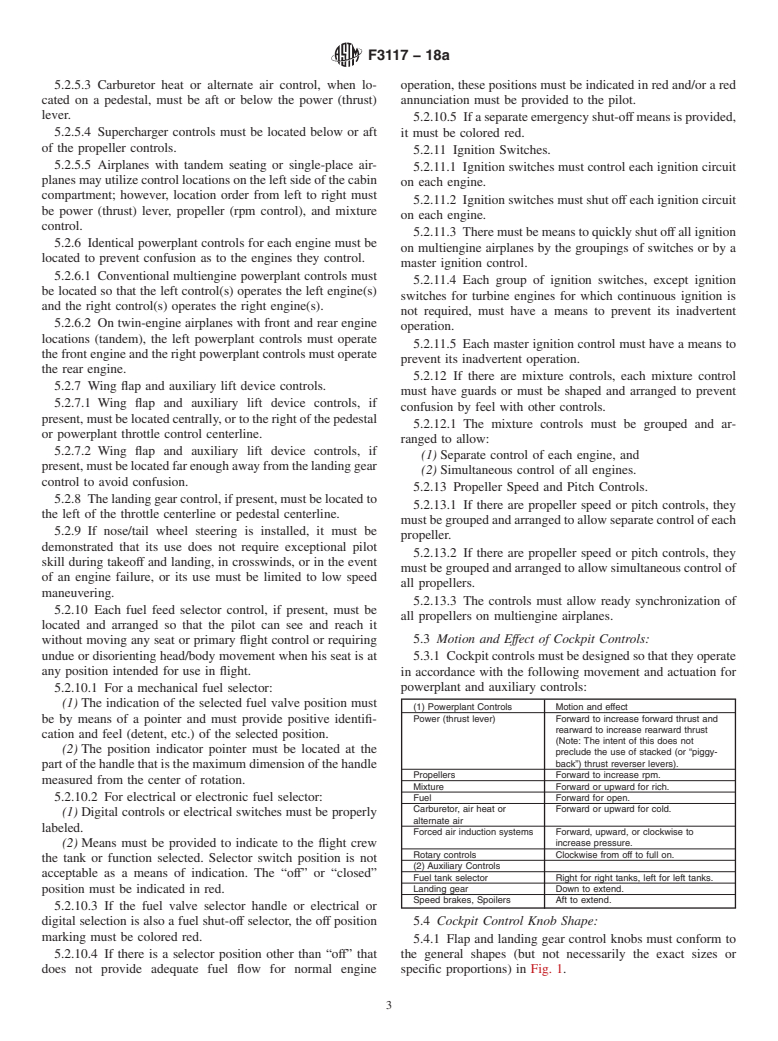 ASTM F3117-18a - Standard Specification for Crew Interface in Aircraft