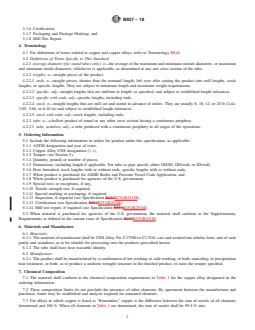 ASTM B937-18 REDLINE ASTM B937-18 - Standard Specification for Copper-Beryllium Seamless Tube (UNS Nos. C17500 and C17510) - Page 2 preview