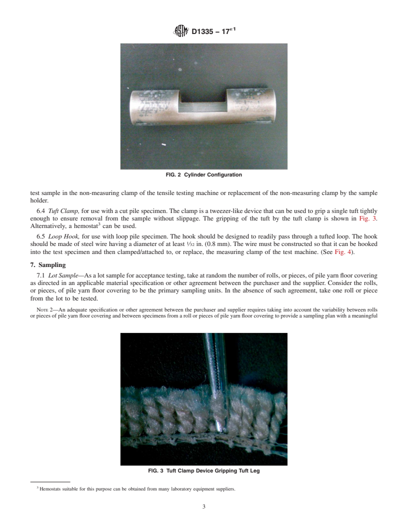 REDLINE ASTM D1335-17e1 - Standard Test Method for  Tuft Bind of Pile Yarn Floor Coverings