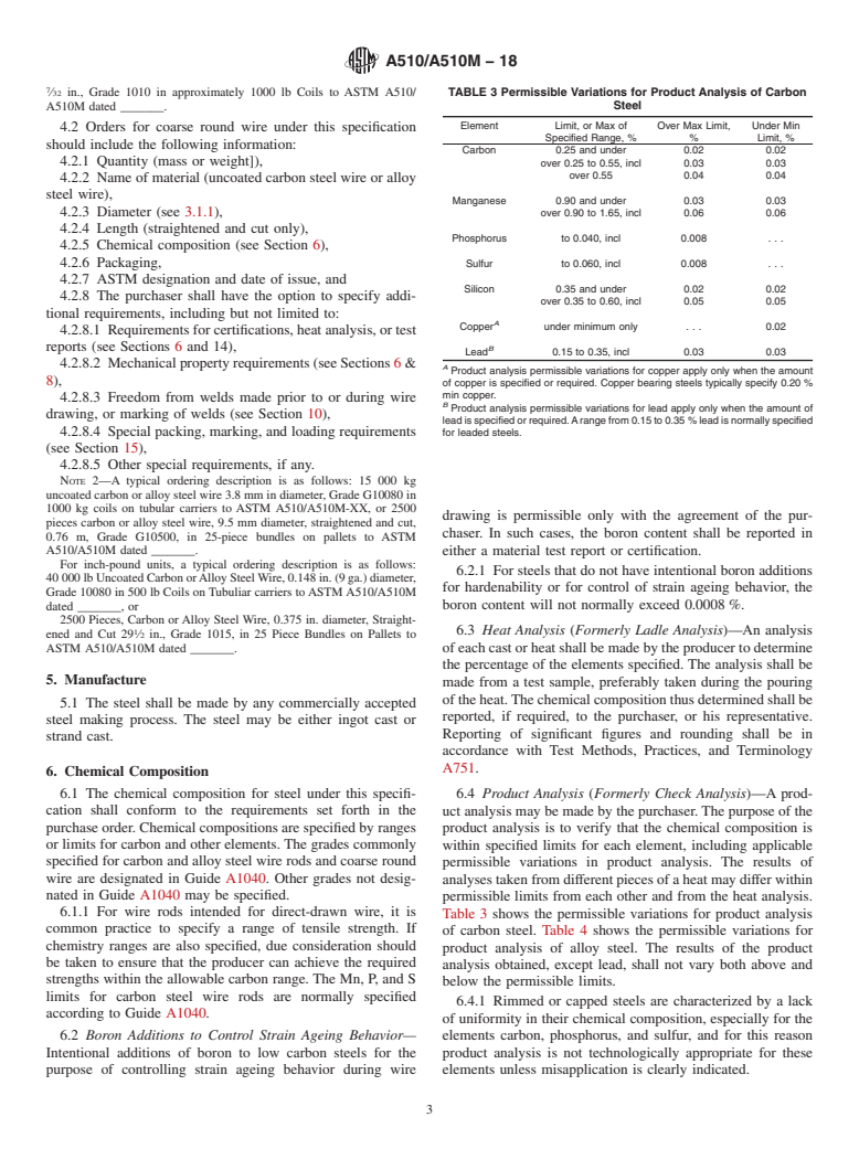 ASTM A510/A510M-18 - Standard Specification for  General Requirements for Wire Rods and Coarse Round Wire, Carbon  Steel, and Alloy Steel