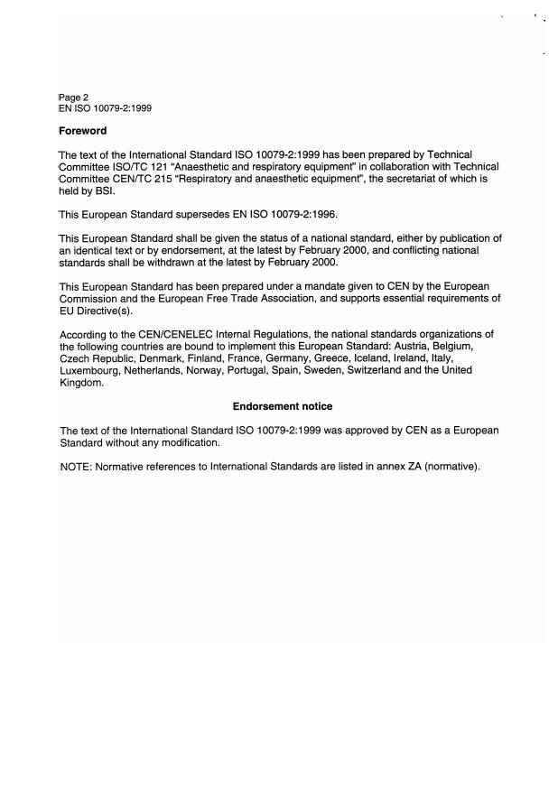 EN ISO 10079-2:1999 EN ISO 10079-2:2000 - Page 4 preview