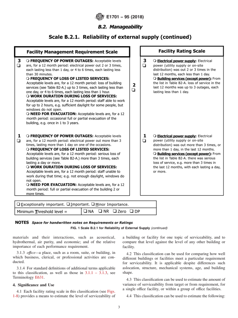 ASTM E1701-95(2018) - Standard Classification for Serviceability of an Office Facility for Manageability