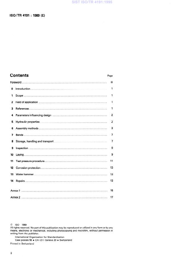 ISO/TR 4191:1989 ISO/TR 4191:1995 - Page 4 preview