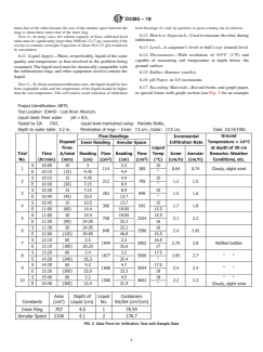 ASTM D3385-18 ASTM D3385-18 - Standard Test Method for Infiltration Rate of Soils in Field Using Double-Ring Infiltrometer - Page 4 preview