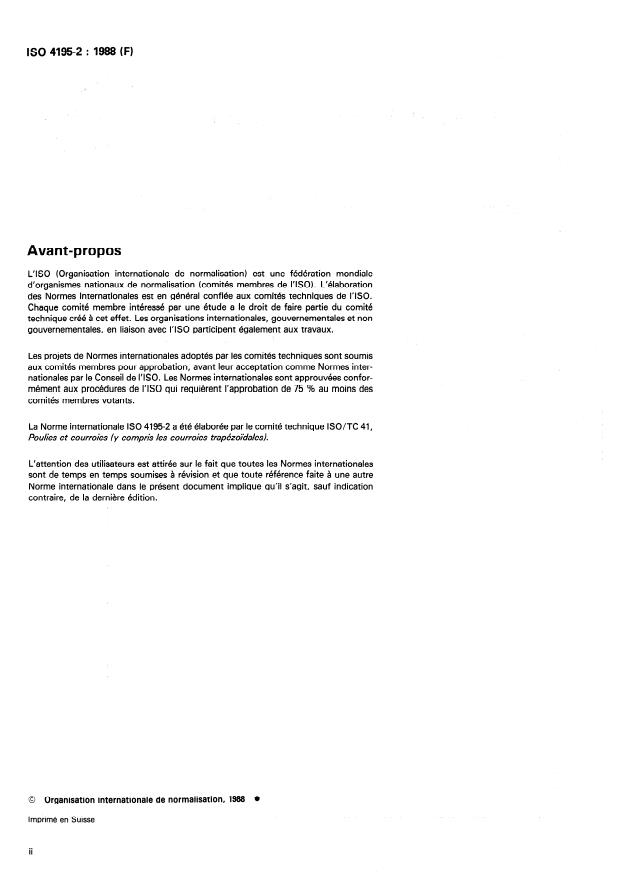 ISO 4195-2:1988 ISO 4195-2:1988 - Courroies transporteuses -- Résistance a la chaleur - Page 2 preview