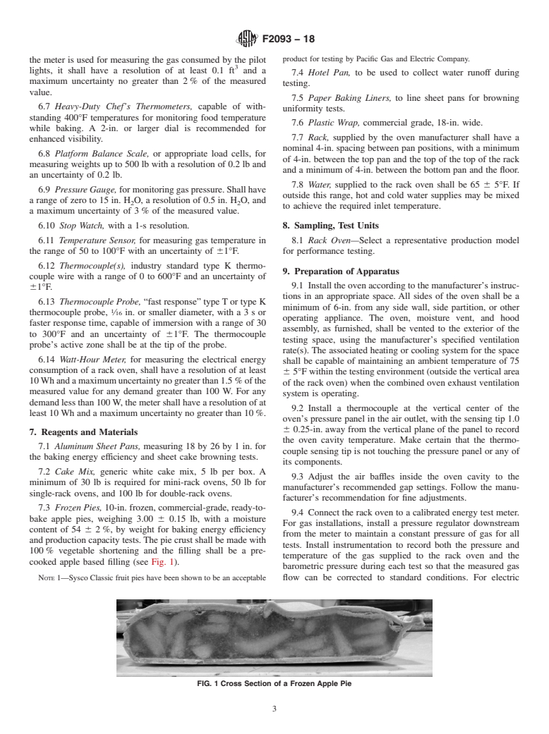 ASTM F2093-18 - Standard Test Method for  Performance of Rack Ovens